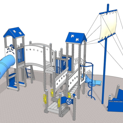 Marconi Ship Themed Playset