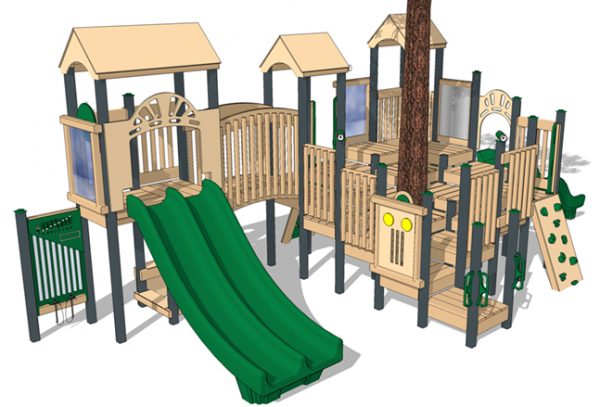 Tree Hugger Playset for the Playground