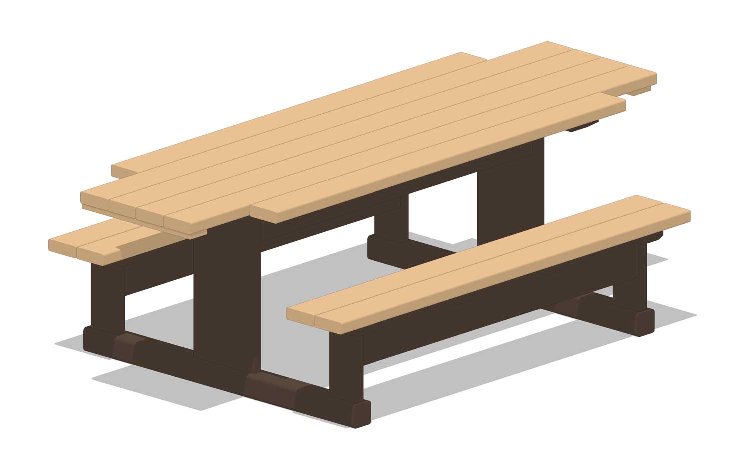 Picnic Table (8' / ADA Accessible) Play Mart, Inc.
