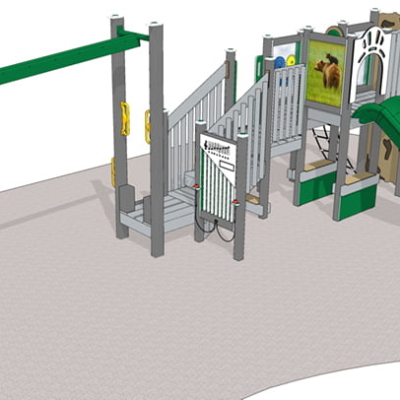 BearBack Themed Playset Recycled Materials