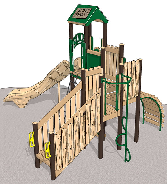 Clubhouse themed playset