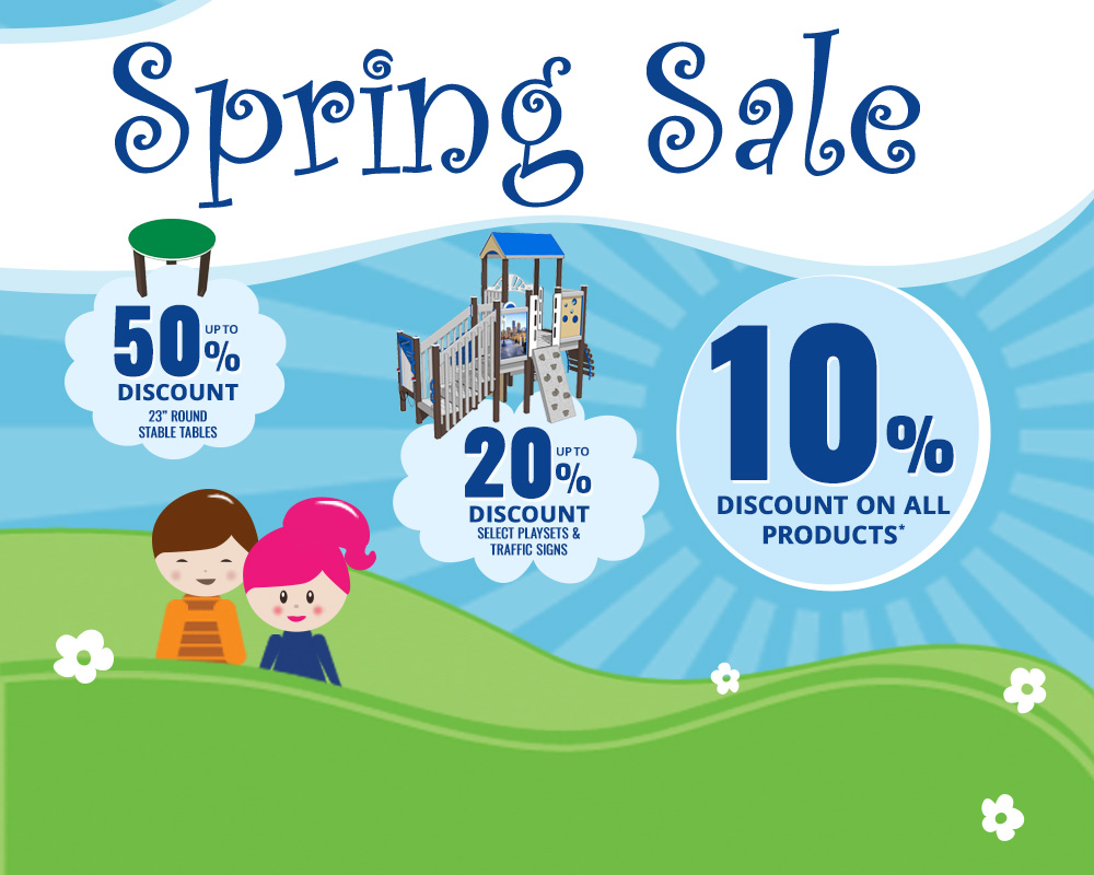Spring Sale on Playground Equipment
